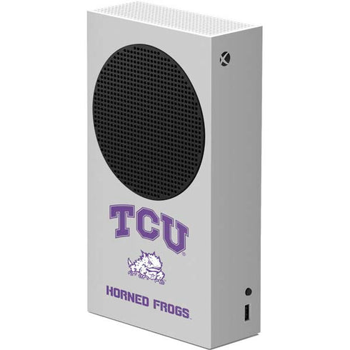 Texas Christian University Horned Frogs Logo Print Xbox Series S Skins